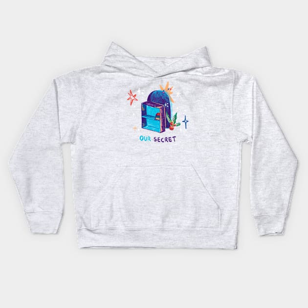 Our Secret Kids Hoodie by Iniistudio